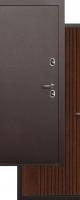 Морозостойкая дверь с терморазрывом Изотерма Темный Орех